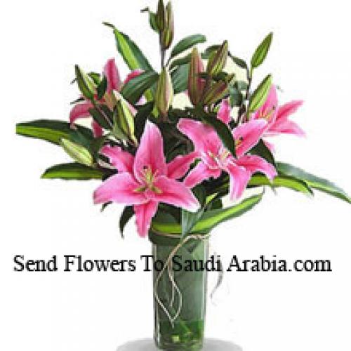 Cute Pink Lilies