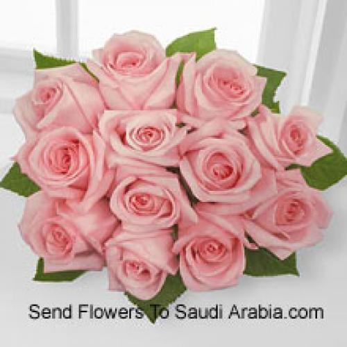 12 Beautiful Pink Roses