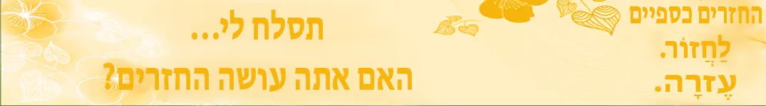 החזרים וזיכויים